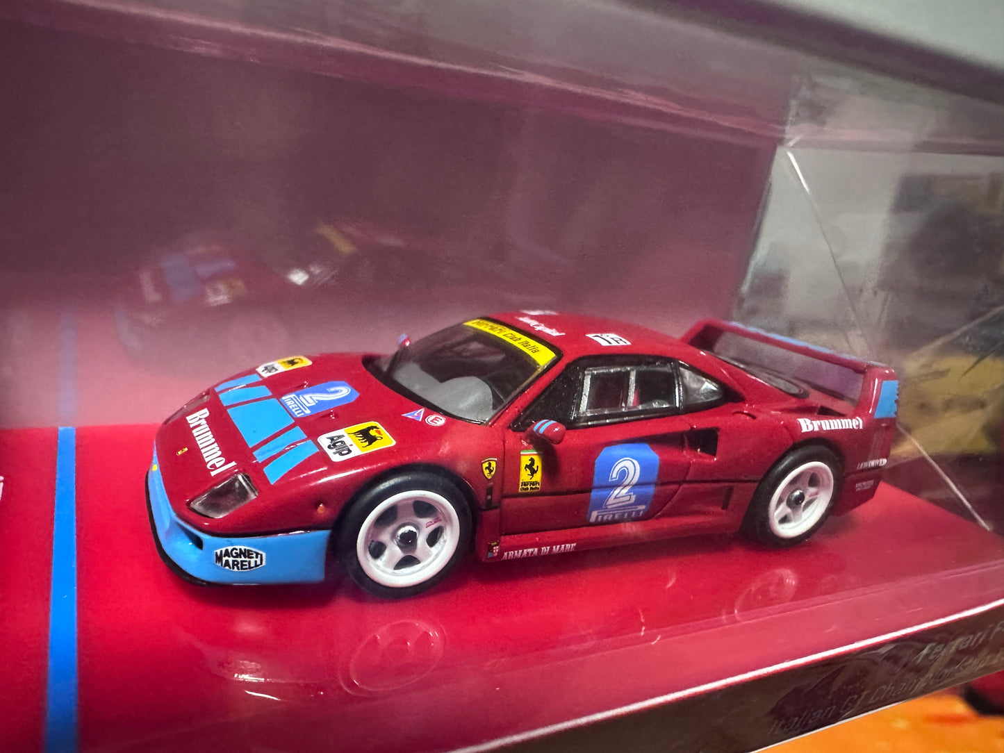 Tarmac Works Ferrari F40 GT Italian GT Championship 1992 Pierre-Alexandre Popoff