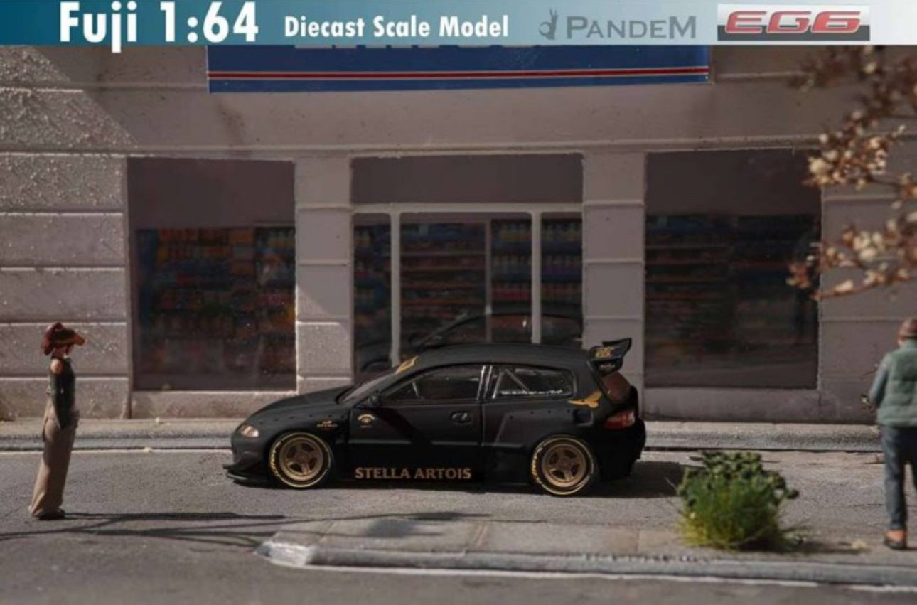Fuji Pandem Civic EG6 Mk5 Rocket Bunny Black Stella Artois