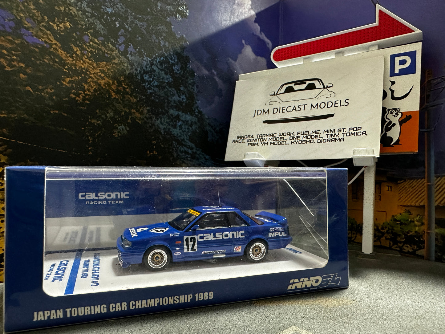 Inno64 Nissan Skyline GTS-R R31 #12 Calsonic JTC 1989 IN64-R31-CA12