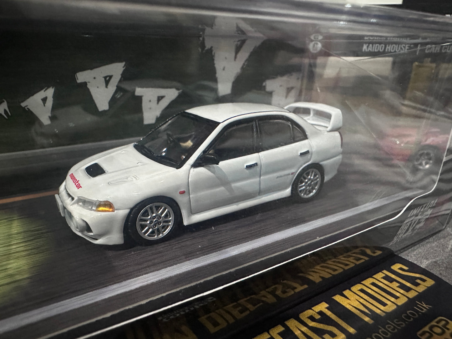 Hobby Japan Mitsubishi Lancer RS Evolution IV Initial D VS.Takumi Fujiwara w/Seiji Iwaki Figure