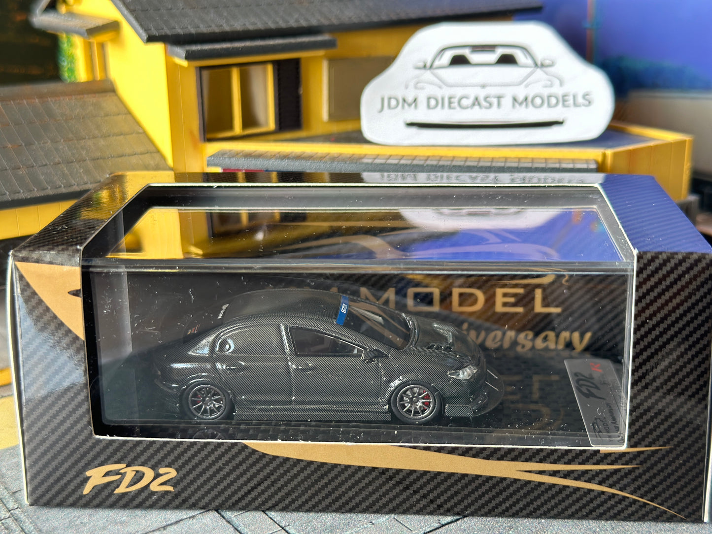 YM Model Honda Civic Type R (FD2R) Carbon (1st Anniversary) Resin 399pcs