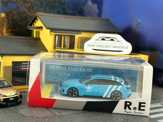 Refine Emotion AUDI RS6 Adidas Blue w/Roofbox limited edition 399