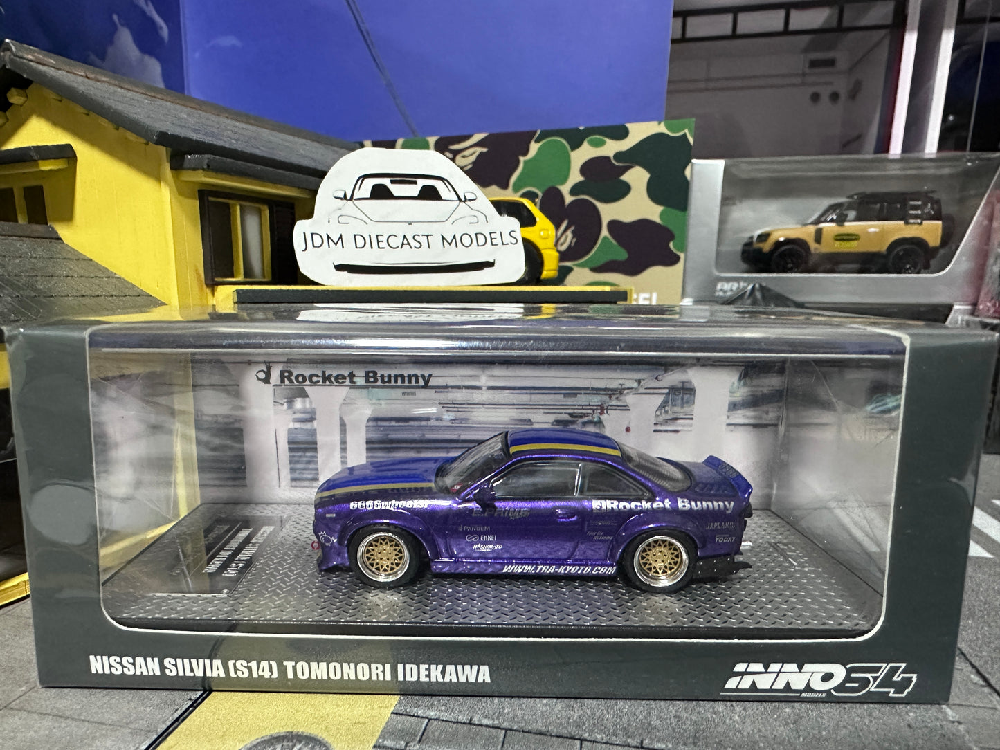Inno64 Nissan Silvia S14 Rocket Bunny BOSS TOMONORI IDEKAWA