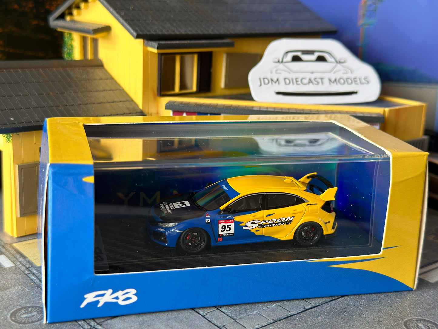 YM Model Honda Civic Type R FK8 Spoon Sports Resin 999pcs