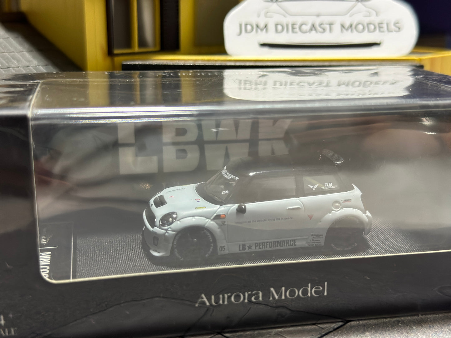 Aurora Model LBWK Mini Cooper Zero Fighter Combat Grey