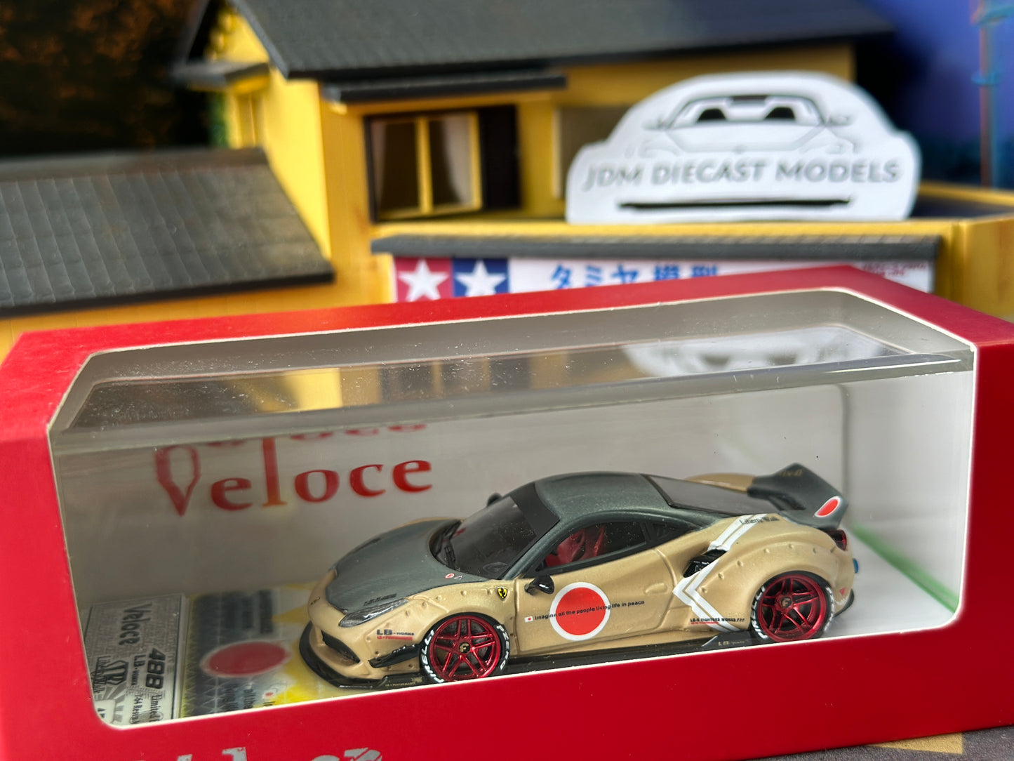Veloce Ferrari 488 GTB LB Performance Glow in the dark desert Zero Sen Resin Limited 70pcs