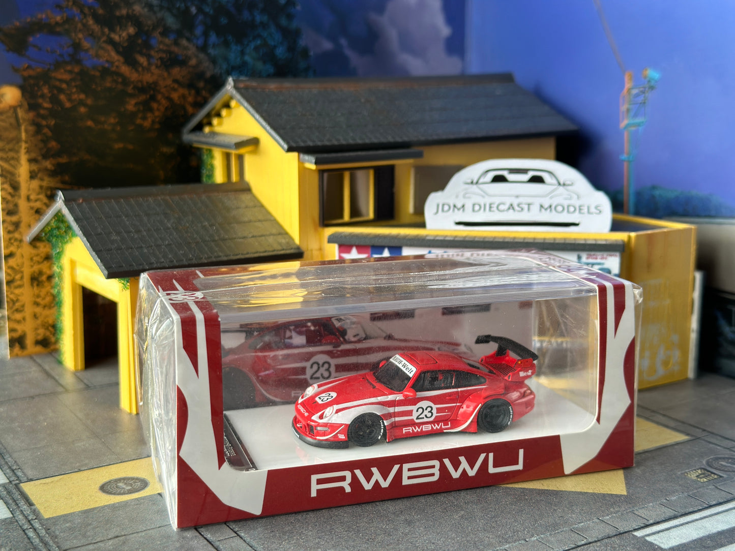 Timothy & Pierre RWB Porsche 993 #23 RWBWU Red Resin