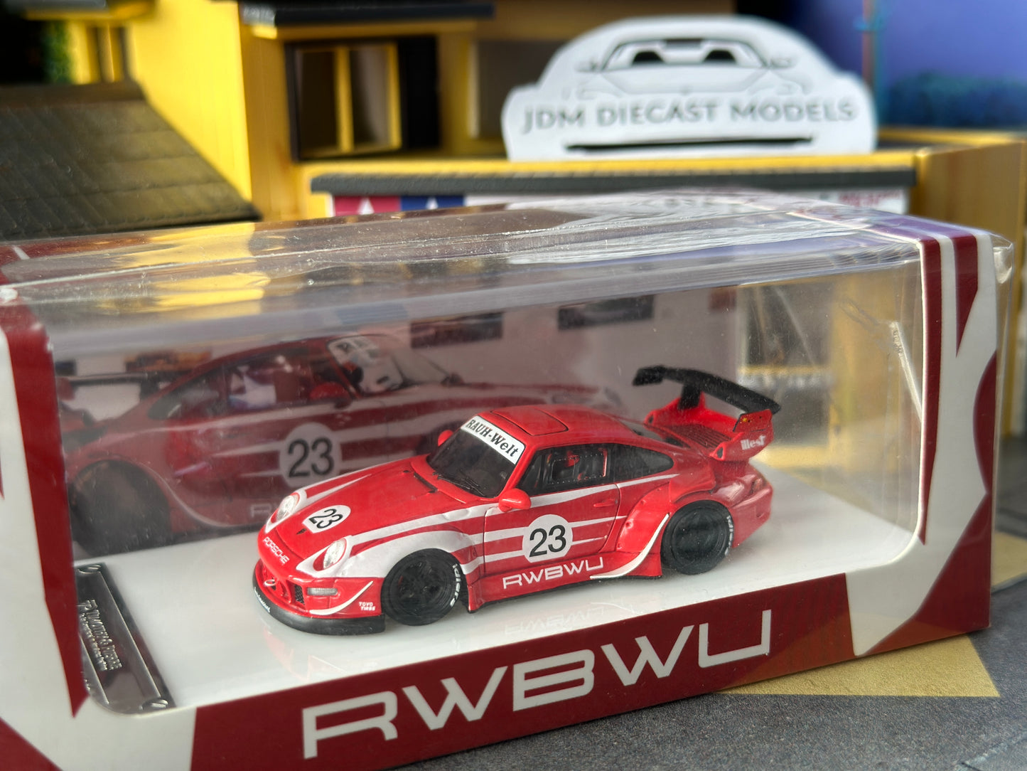 Timothy & Pierre RWB Porsche 993 #23 RWBWU Red Resin
