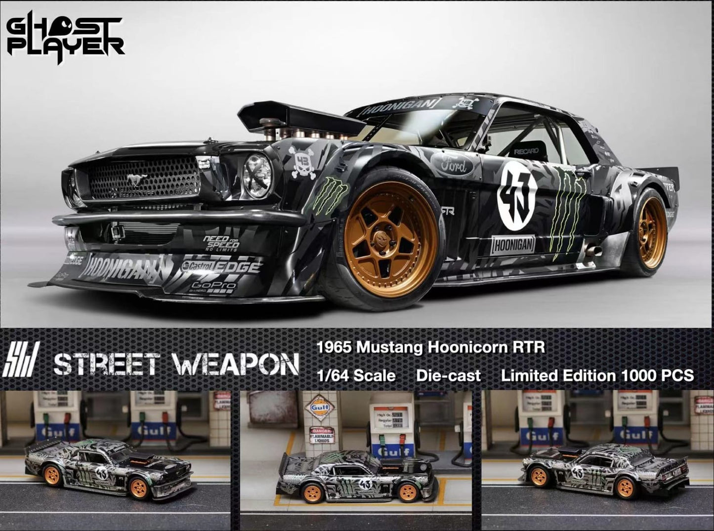 Street Weapon 1965 Mustang Hoonicorn RTR Hoonigan Rare OG
