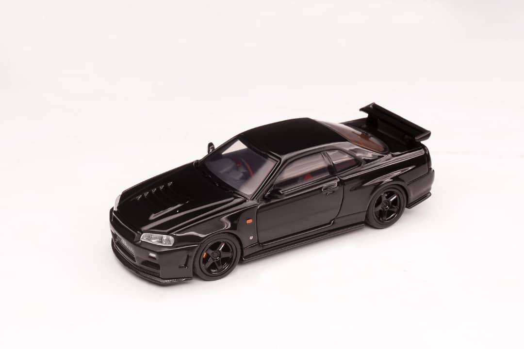 Preorder Nissan Skyline GT-R R34 Z-tune with Open Hood and Engine Details