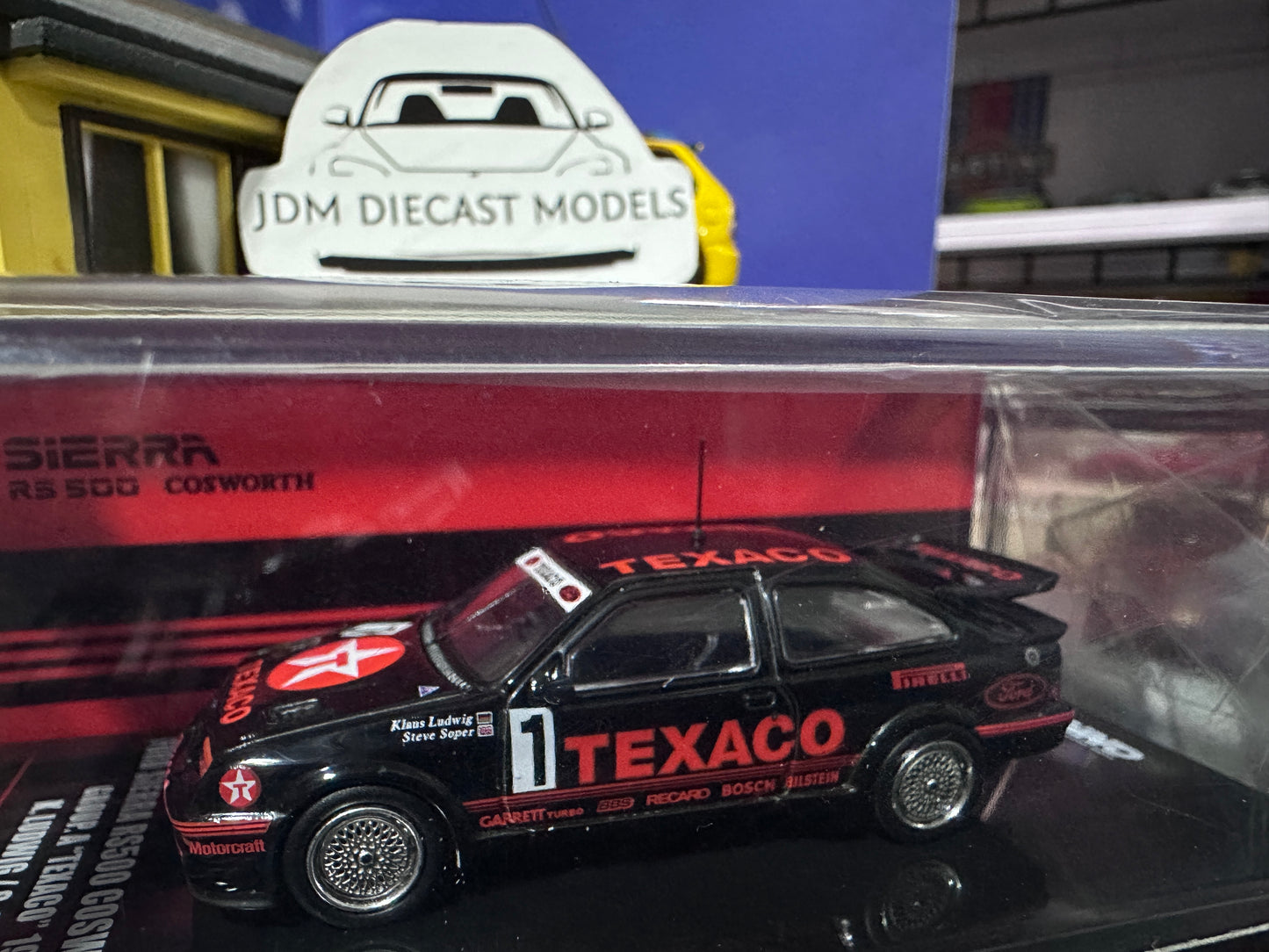 Inno64 Ford Sierra RS500 Cosworth #1 Texaco FIA European Touring Car Championship 1987 K. Ludwig S. Soper