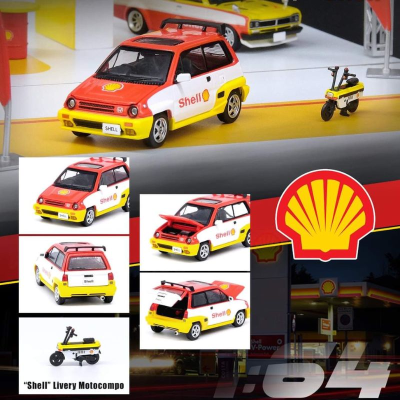 INNO64 Honda City Turbo II w/ Motocompo Shell