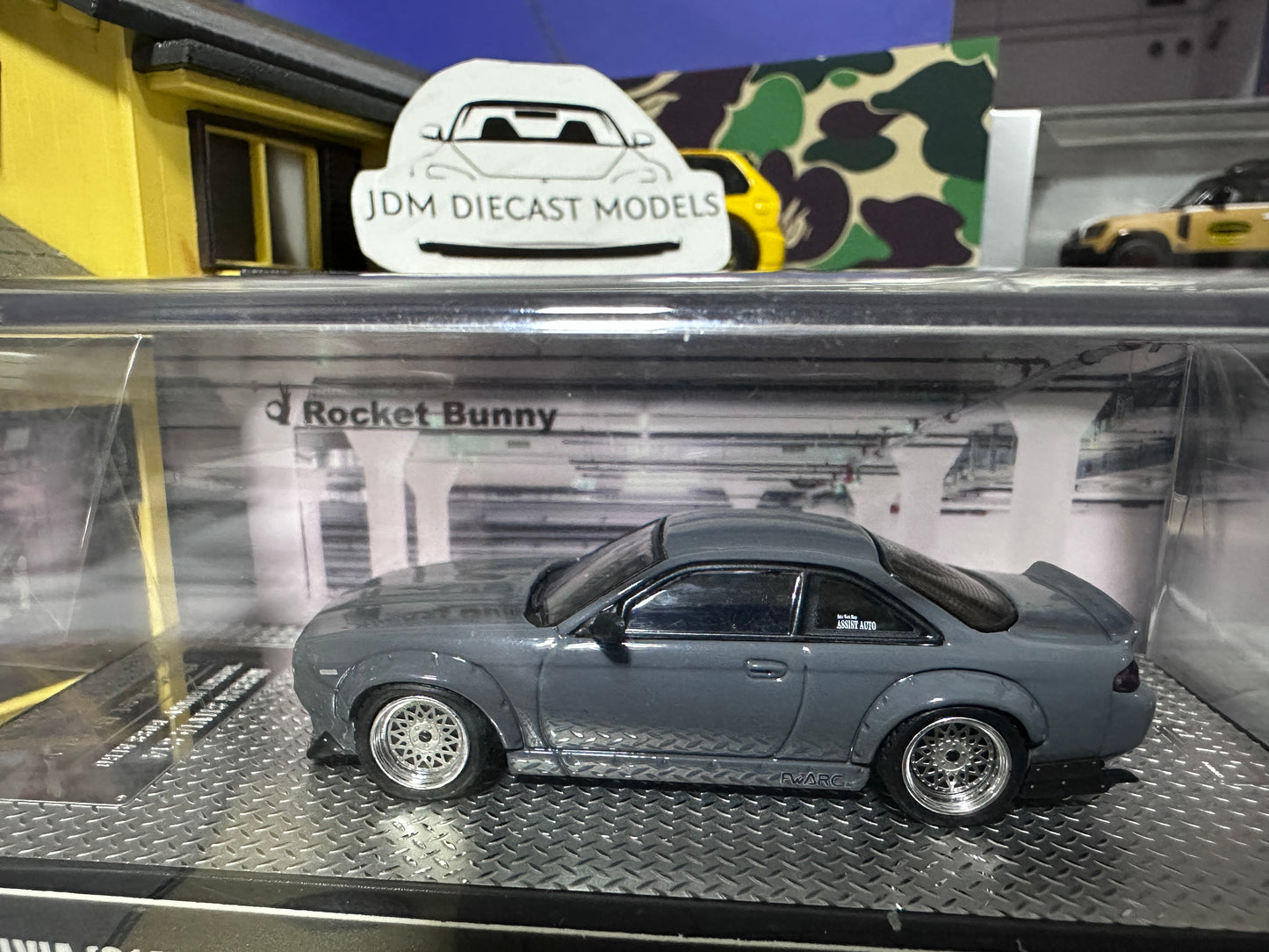 Inno64 Nissan Silvia S14 Rocket Bunny BOSS Aero Grey