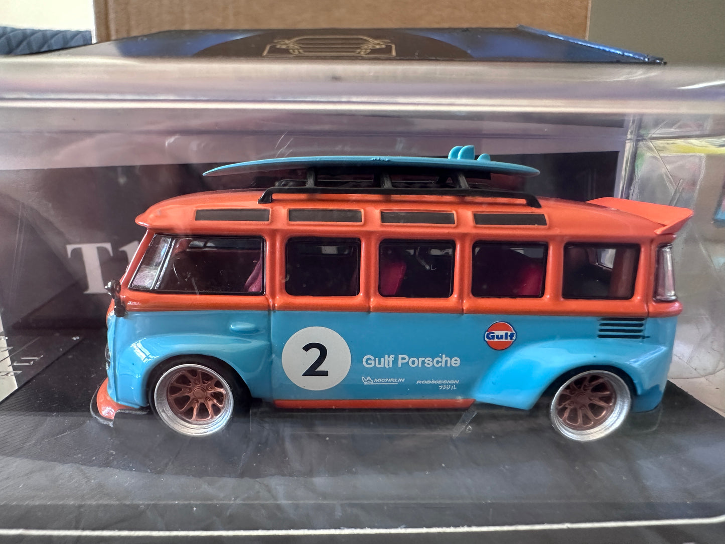 BSC Volkswagen VW T1 Kombi Surf Bus Gulf Oil Livery