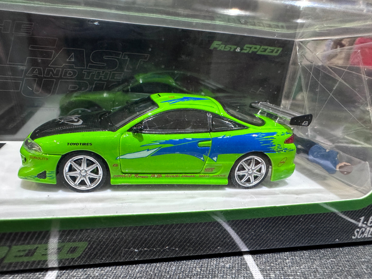 Fast & Speed Eclipse FNF Green with Figure August