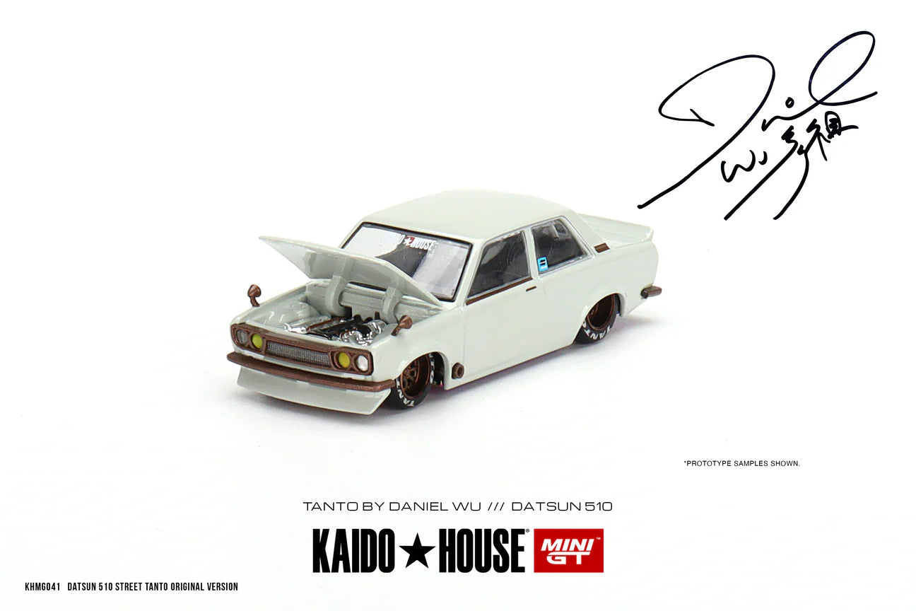 Kaido House x MiniGT Datsun 510 Street Tanto Set 041 042 Daniel Wu