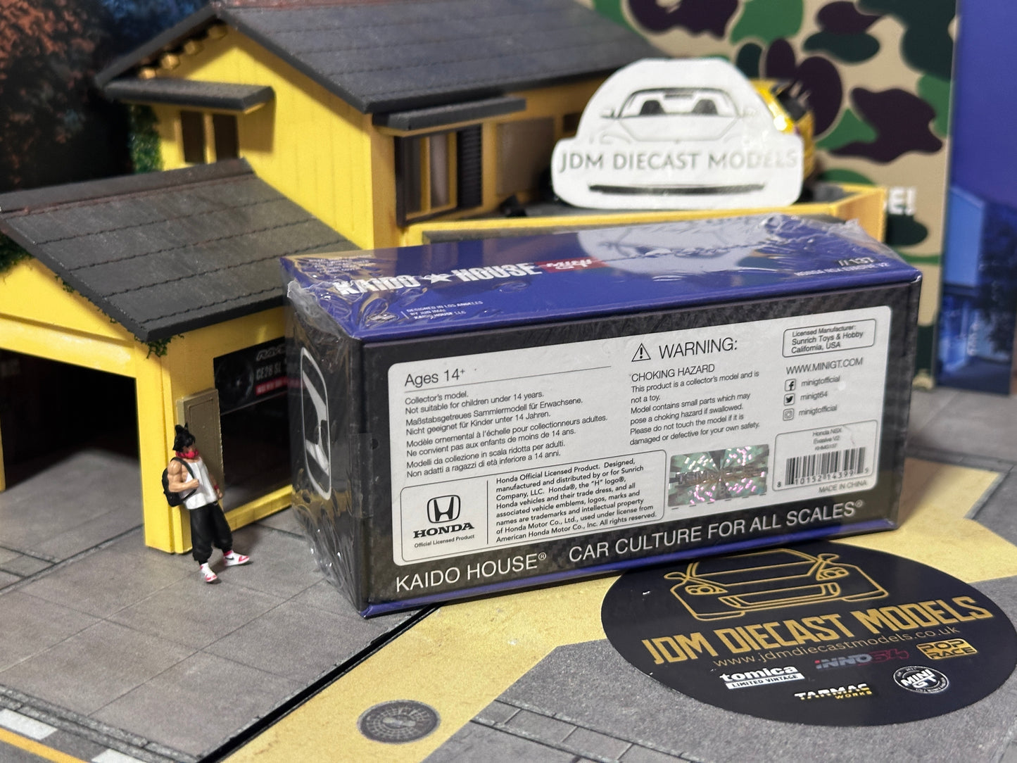 Kaido House X MINI GT HONDA NSX Evasive V2 Blue KHMG137