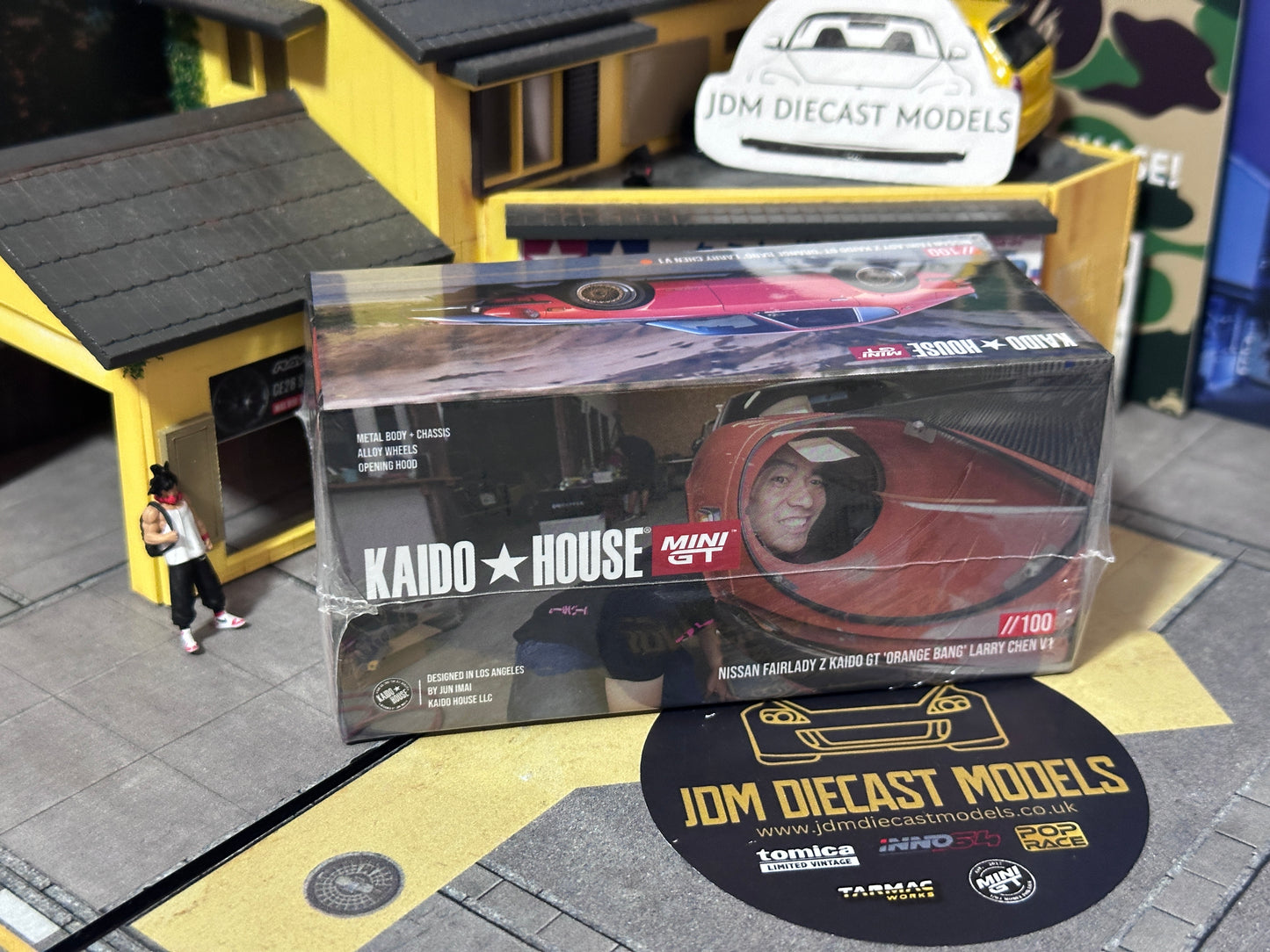 Kaido House Nissan Fairlady Z Kaido GT 'ORANGE BANG' Larry Chen V1 KHMG100