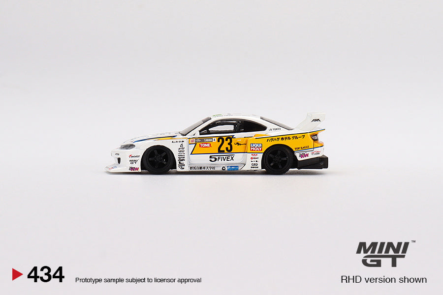 Mini GT LB-Super Silhouette Nissan S15 SILVIA #23 2021 Formula Drift Japan MGT00434