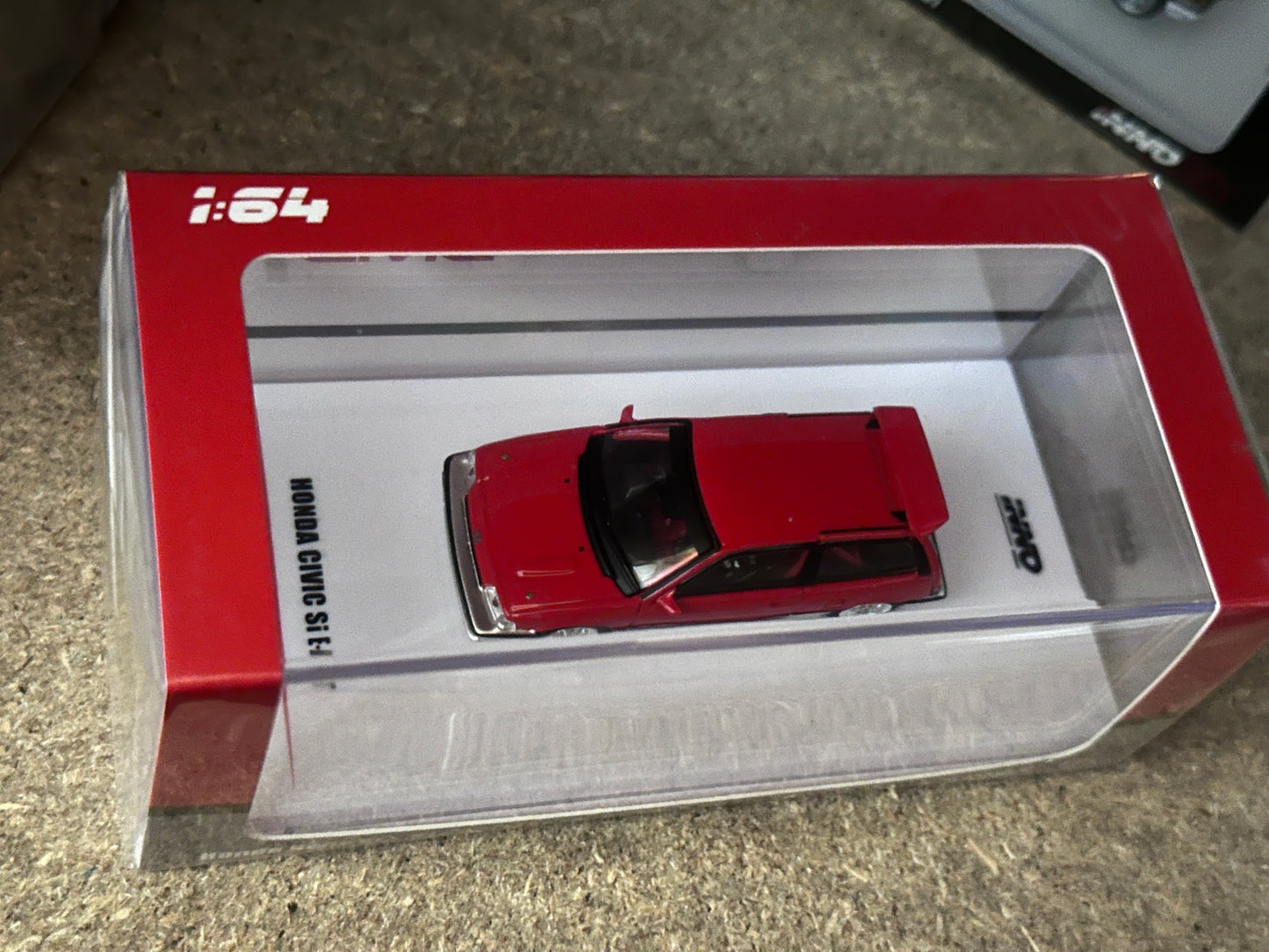 Inno64 Honda Civic Si E-AT (Red & Silver)