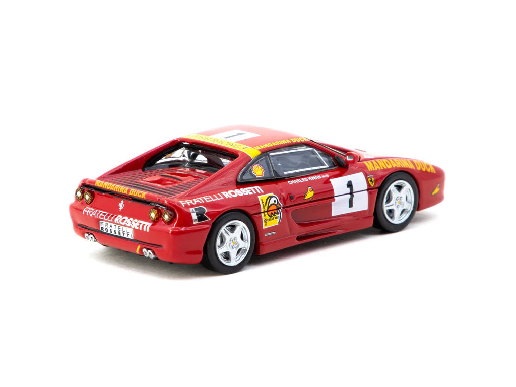 Tarmac Works Ferrari F355 Challenge Macau Super Car Race 1994 Winner #01 Charles Kwan T64-083-94MGP01