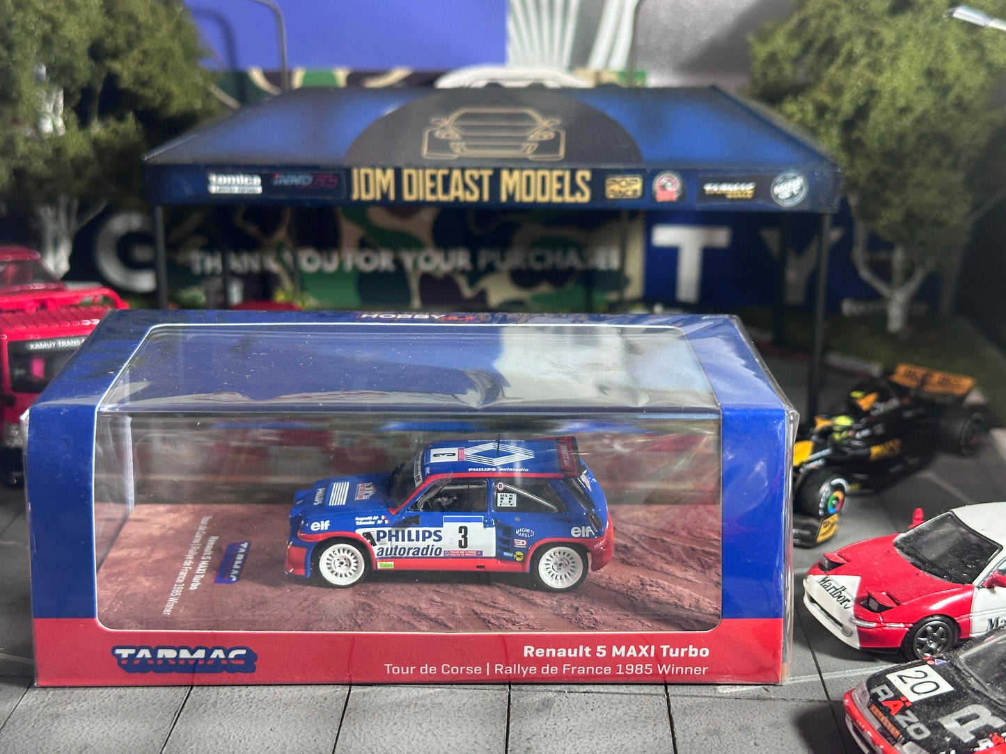 Tarmac Works Renault 5 MAXI Turbo Tour de Corse - Rallye de France 1985 #3 Winner