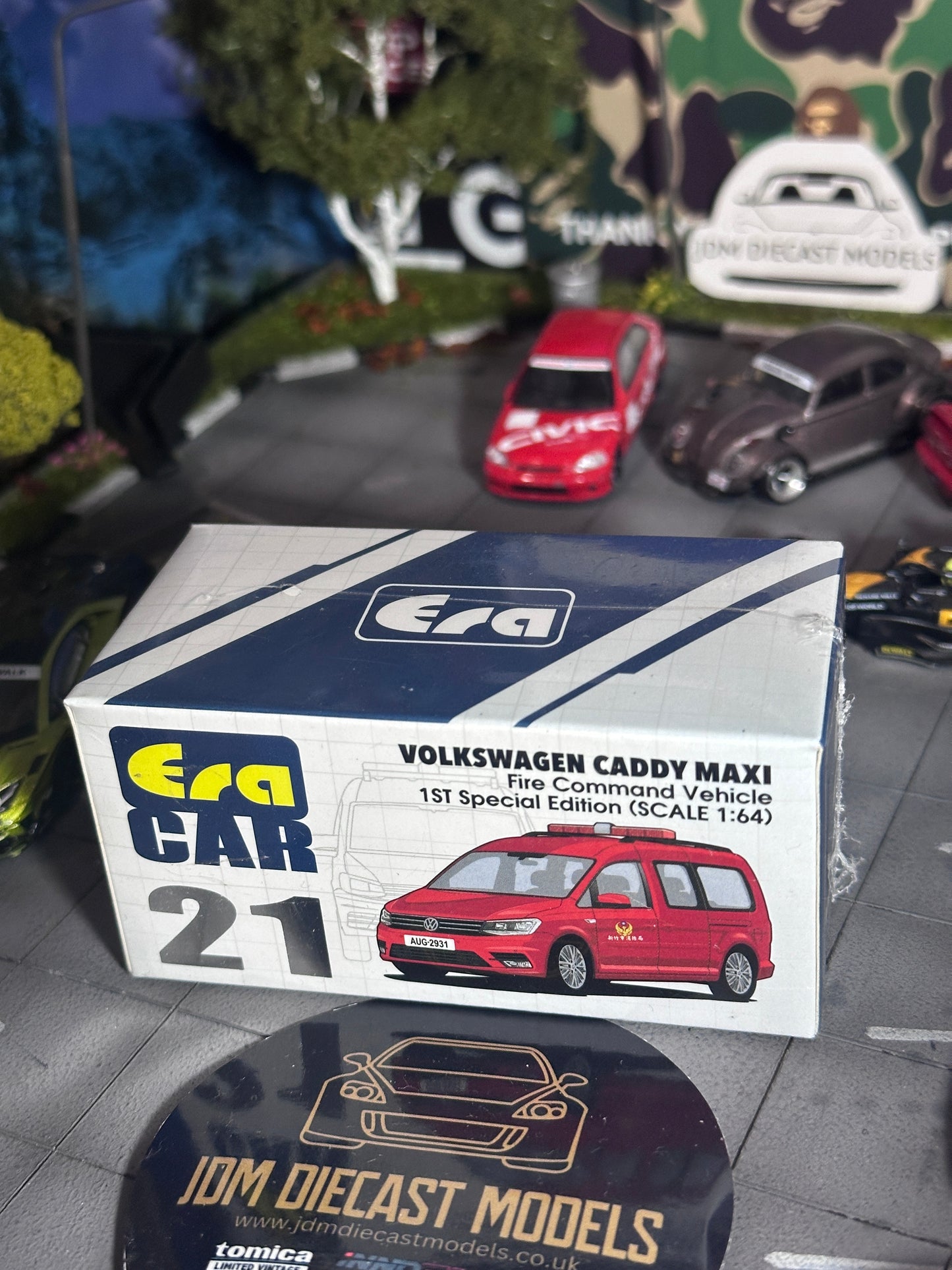 Era Car Volkswagen Caddy Maxi - Taiwan Fire Command Vehicle 1st Special Edition