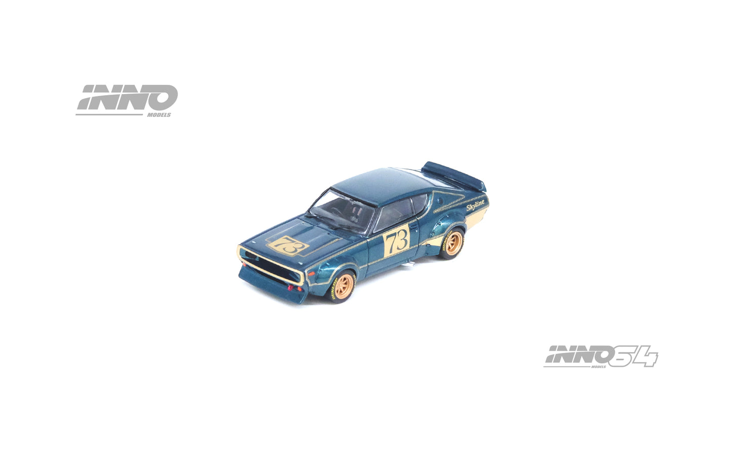 INNO64 Die-cast NISSAN SKYLINE 2000 GT-R (KPGC110) Racing Concept Green