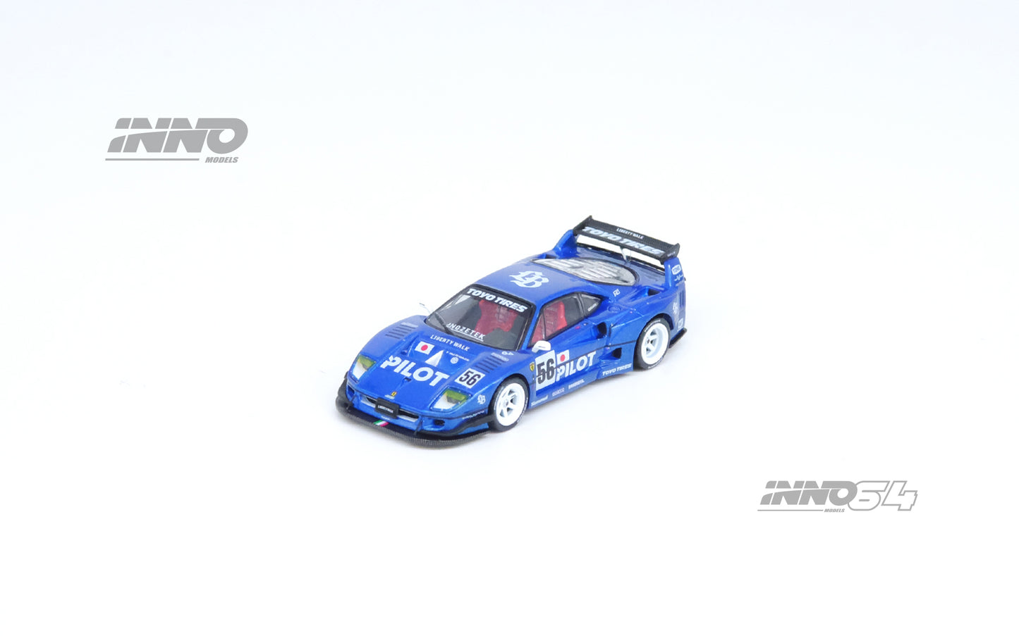 INNO64 1/64 Die-cast LBWK F40 Tokyo Auto Salon 2024