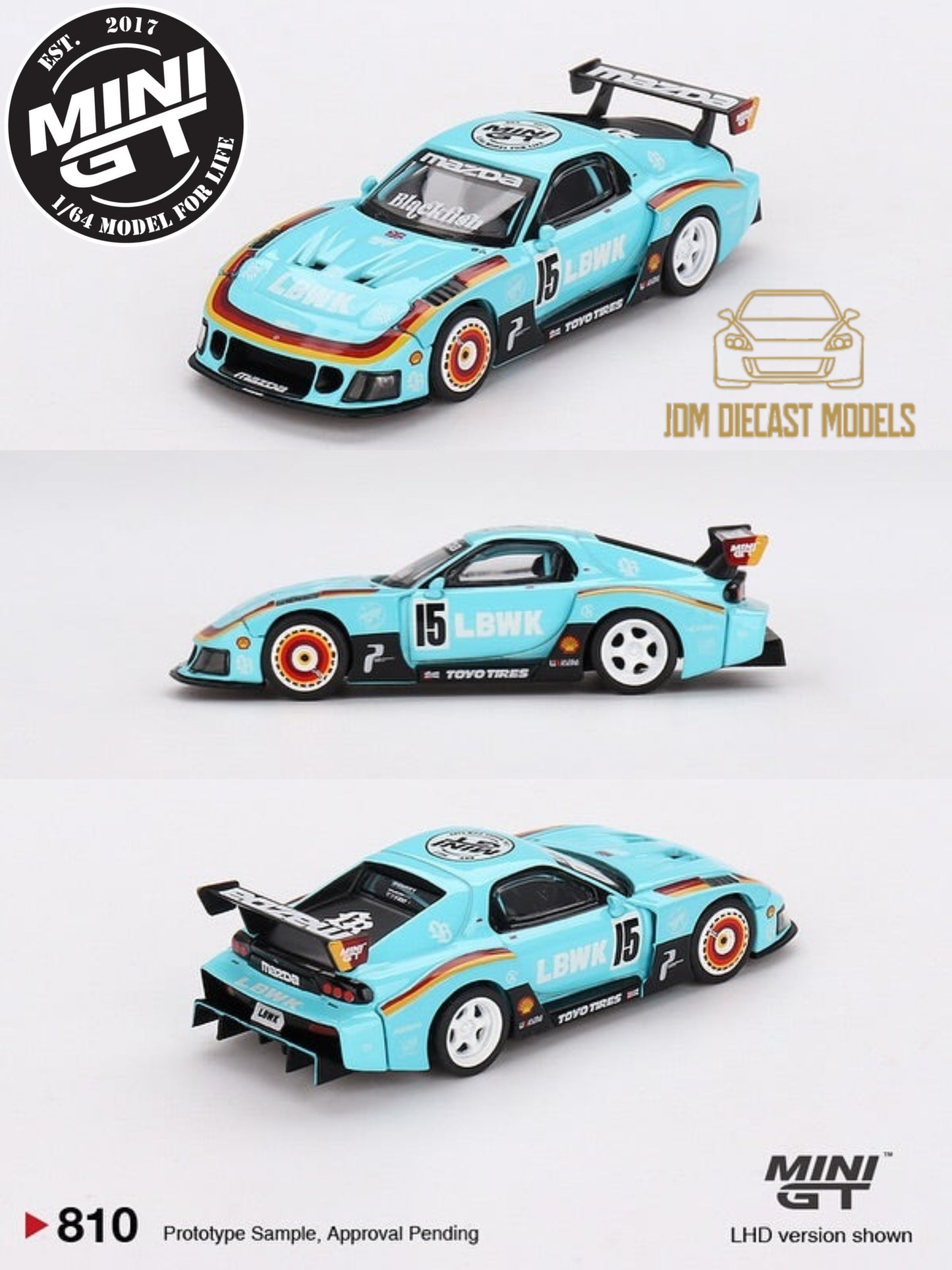 MiniGT Mazda RX-7 LB-Super Silhouette 2024 Essen Motor Show Germany Limited to 2000pcs Mini GT UK Shipping