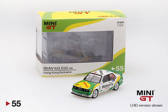 Mini GT BMW M3 (E30) #6 Watson's Team Schnitzer 1991 Guia Race of Macau / Winner MGT00055-L