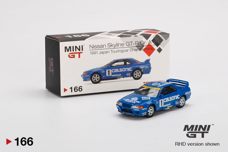 Mini GT Nissan Skyline GT-R (R32) Gr. A 1 Calsonic 1991 Japan Touringcar Championship