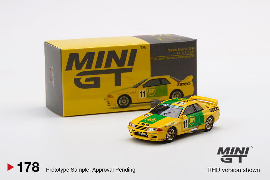 Mini GT Nissan Skyline GT-R (R32) Gr. A 11 BP 1993 Japan Touringcar Championship