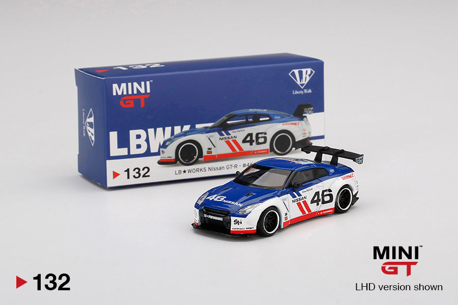 Mini GT LB★WORKS Nissan GT-R (R35) 46 Infinite Motorsport Type 1, Rear Wing Ver 1