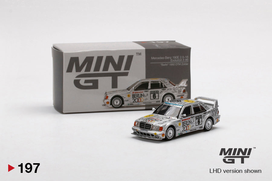 Mini GT Mercedes-Benz 190E 2.5-16 Evolution II 6 "Berlin" 1992 China Exclusive