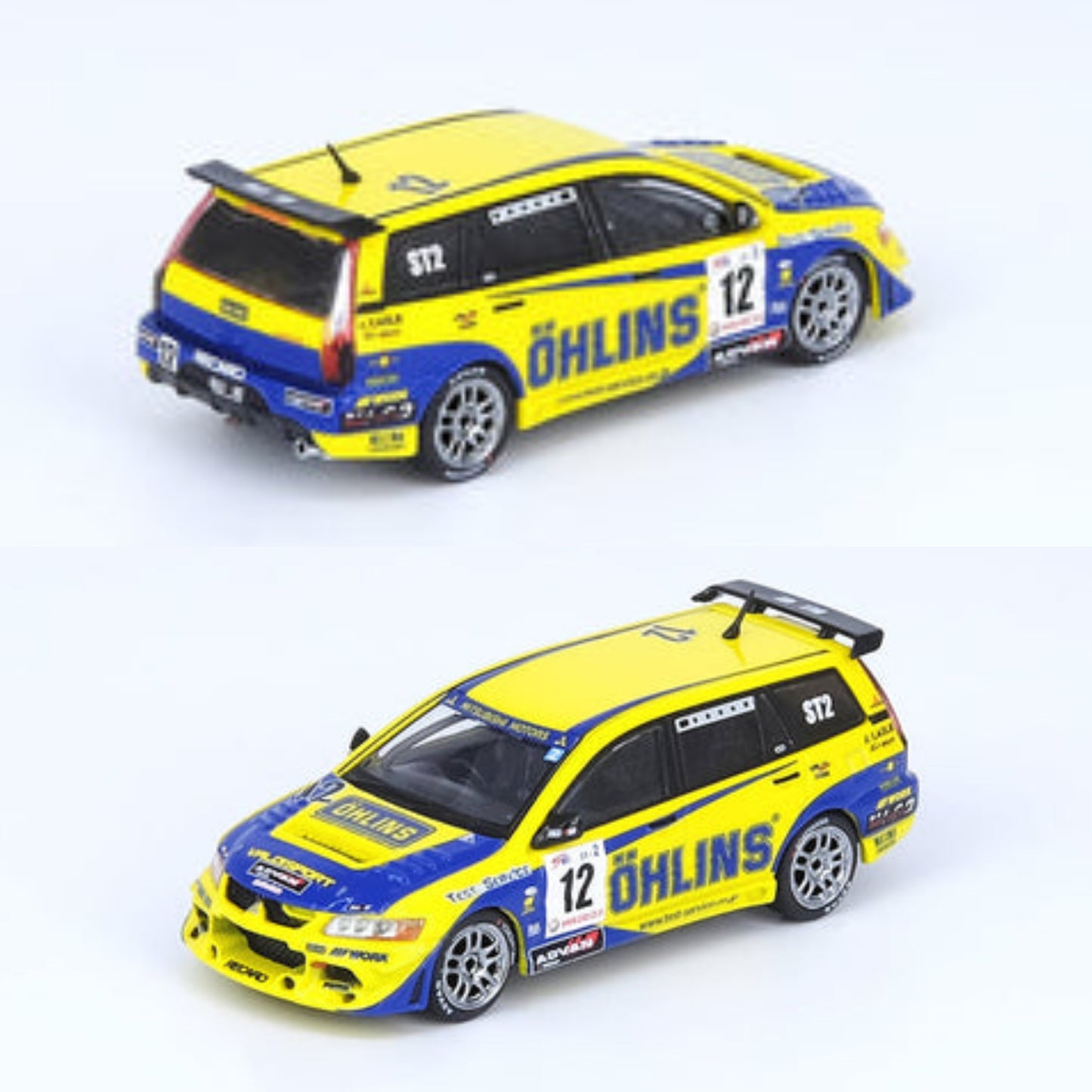 INNO64 Mitsubishi Lancer Evolution IX Wagon #12 Ohlins Super Taikyu Series 2006 13th Tokachi 24h Race IN64-EVO9W-OHL