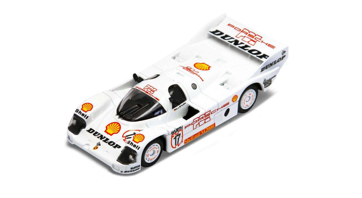 SPARKY 1/64 DIECAST Porsche 962C SHELL COMBO - Le Mans 1988 #18 & DUNLOP SUPERCUP H.J.STUCK 1987 #17