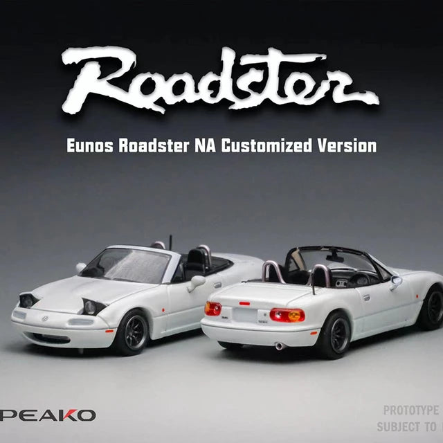 MicroTurbo Peako Mx-5 Miata White Rare stock Eunos Roadster