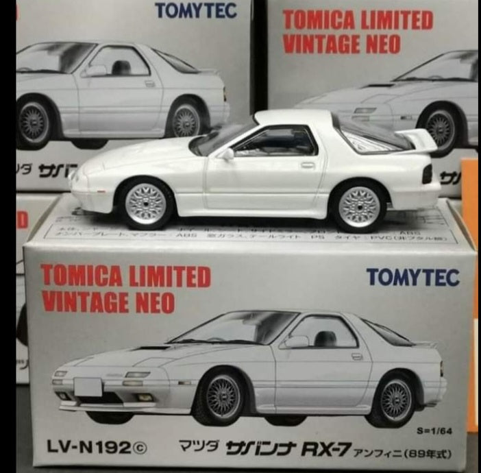 Tomica Limited Vintage TLV-N192c Mazda Savanna RX-7 Infini (White)