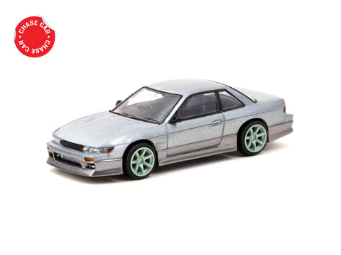 (Chase) Tarmac Works VERTEX Nissan Silvia S13 Green/Grey T64G-025-GR