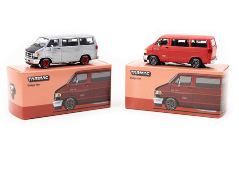 Preorder Chase Tarmac Works Dodge Van Red