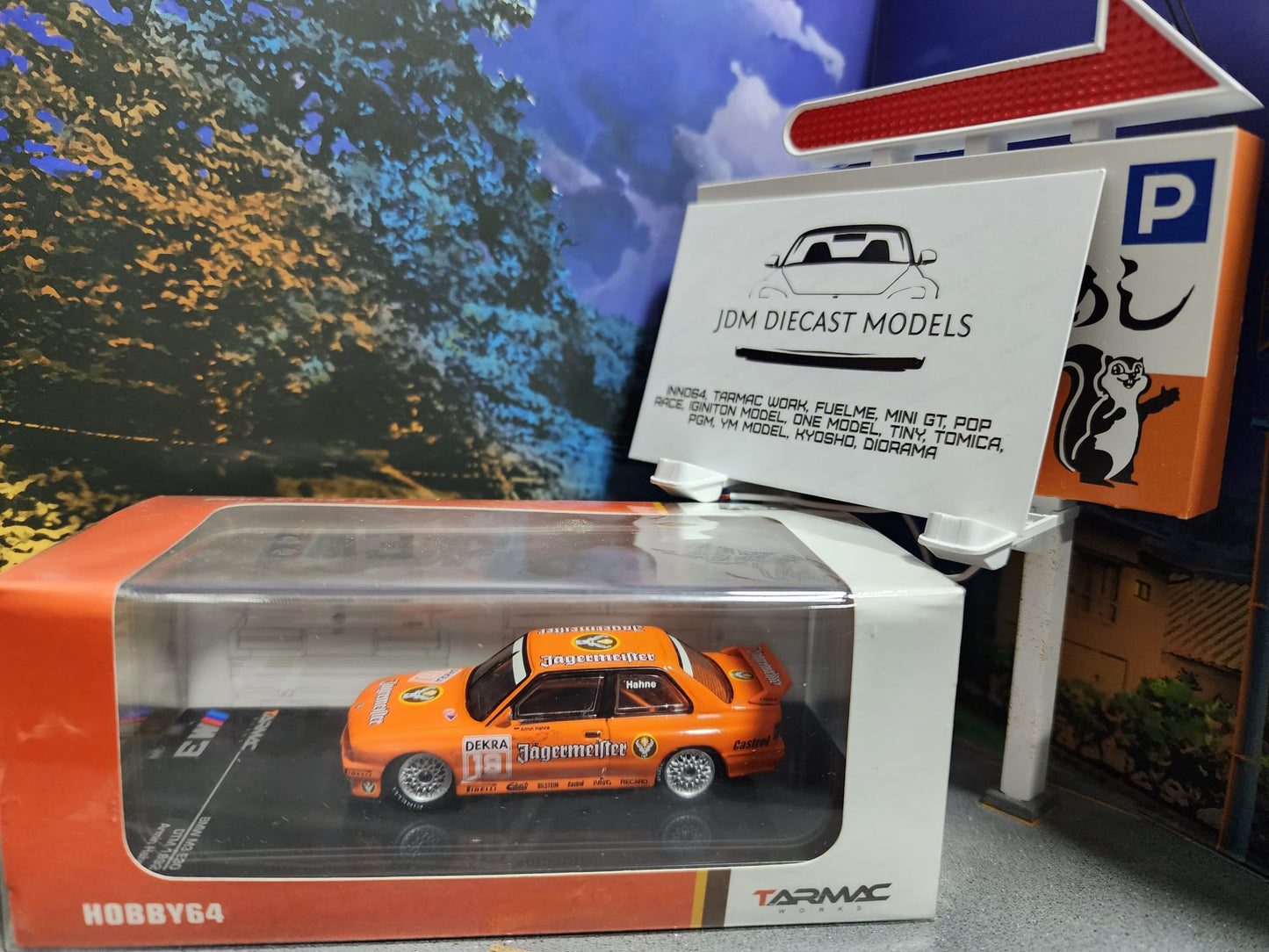 Tarmac Works BMW M3 E30 DTM 1992 Armin Hahne Jagermeister