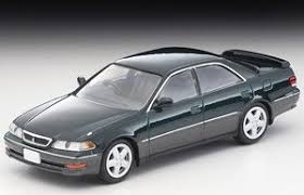 Tomica Limited Vintage Neo LV-N299a Toyota Mark II 2.5 Tourer V 1998 Dark Green/Gray