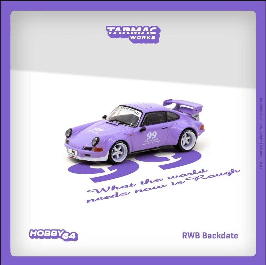 *Preorder* Tarmac Works T64-046-VI RWB Backdate Violetta Idlers 12 hours 2016