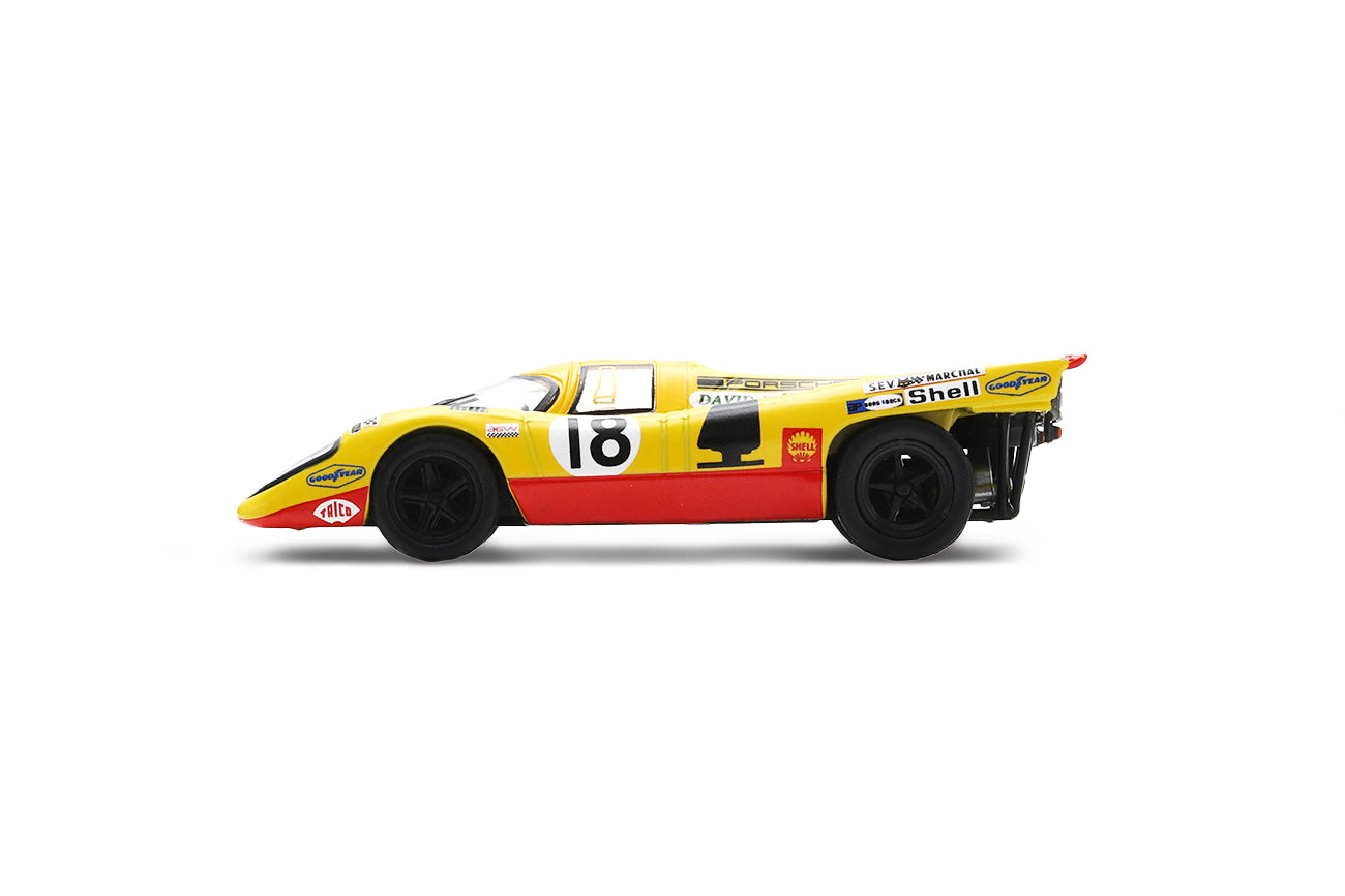SPARKY 1/64 diecast Porsche 917K SHELL COMBO - Le Mans winner 1970 & SHELL 24h Le Mans 1970 Piper/Van Lennep #18