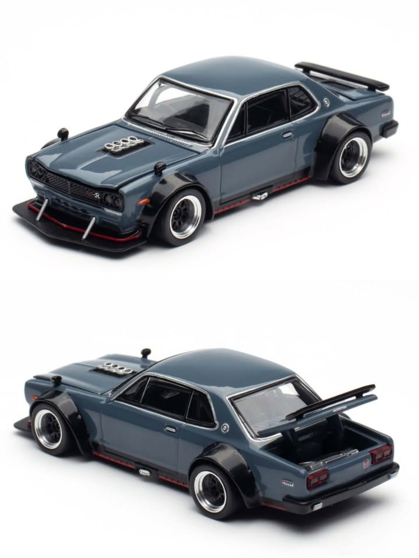 PopRace Pandem Skyline GT-R V8 Drift Hakosuka Matte Blue PR640467 Hong Kong Tokyo Auto Salon 2025