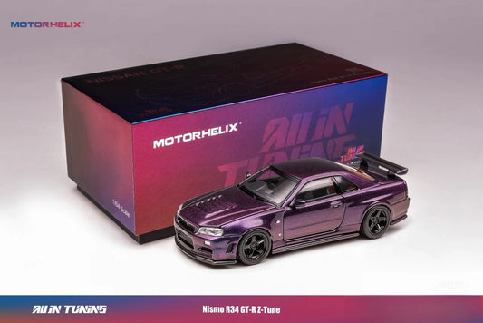 MotorHelix Nissan Skyline R34 R35 Midnight Purple III All in Tuning Event Set