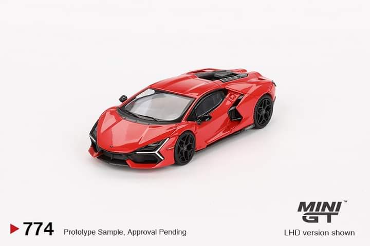 MiniGT Lamborghini Revuelto Arancio Dac Lucido