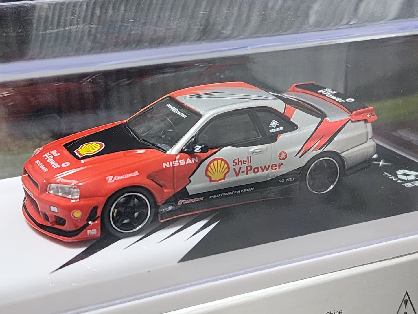Inno64 Nissan Skyline GT-T R34 Drift Car Shell Hong Kong Jason Mok/ Pluto Mok HK ToyCar Salon IN64-R34-SHELL