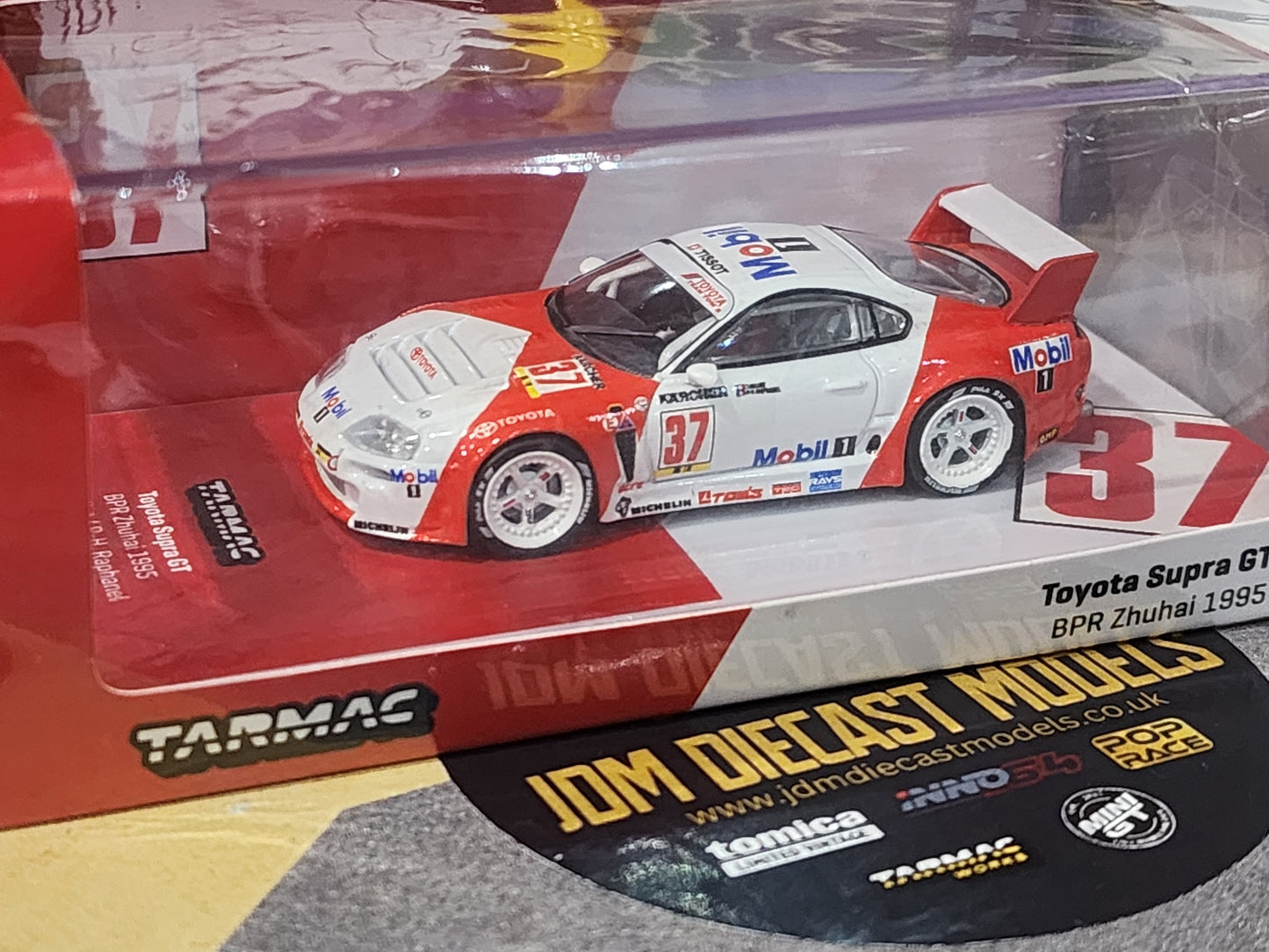 Tarmac Works Toyota Supra GT BPR Zhuhai #37 1995 P. Alliot & P-H. Raphanel